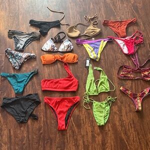 Nasty Gal Multicolor Bikini Set Collection